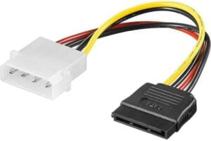 Goobay SATA Power Adapter 4Pin - 15Pin - strømtyv