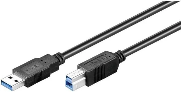 wentronic USB 3.0 USB-kabel 3m Sort