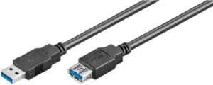 goobay USB 3.0 USB forlængerkabel 5m Sort