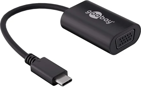 USB-Câ¢ adapter, black, 0.2 m - USB-Câ¢ male > V