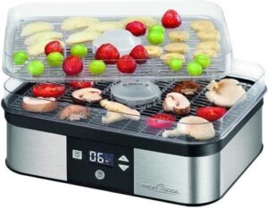 ProfiCook Fødevaretørrer Rustfrit stål/sort