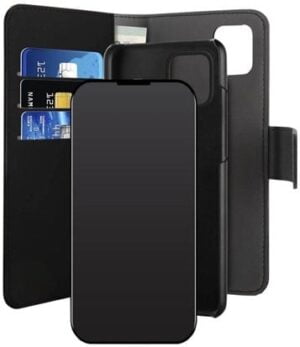 PURO Beskyttelsescover Økolæder Sort