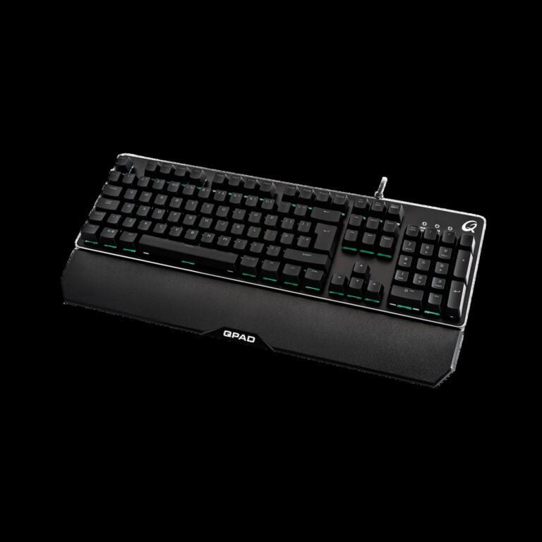 QPAD MK-40 Tastatur Membran Rød/gul/grøn Kabling Nordisk