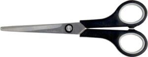 Saks bnt/Office sort/grå 170mm soft gummi greb