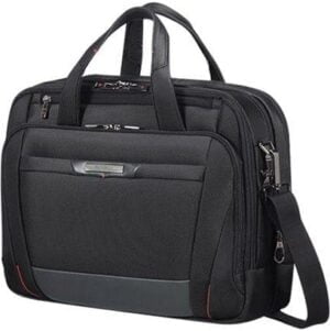 Samsonite Bæretaske  15.6 Læder 1680D balistisk nylon Sort