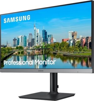 Samsung F24T650FYU 24 1920 x 1080 DVI HDMI DisplayPort 75Hz Pivot Skærm - LF24T650FYRXEN