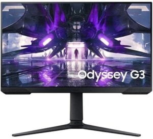 Samsung Odyssey G3 S24AG320NU 24 1920 x 1080 HDMI DisplayPort 165Hz Pivot Skærm