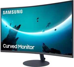 Samsung C27T550FDU 27 1920 x 1080 VGA (HD-15) HDMI DisplayPort 75Hz