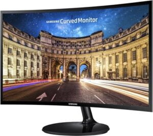 Samsung C27F390FHR 27 1920 x 1080 VGA (HD-15) HDMI 60Hz - LC27F390FHRXXE