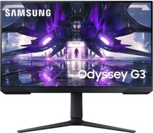 Samsung Odyssey G3 S27AG322NU 27 1920 x 1080 HDMI DisplayPort 165Hz Pivot Skærm