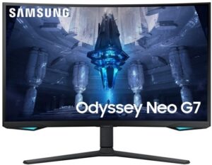 Samsung Odyssey Neo G7 S32BG750NU 32 3840 x 2160 HDMI DisplayPort 165Hz Pivot Skærm