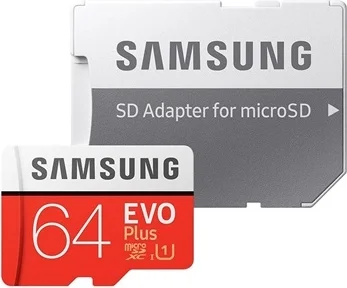Samsung EVO  MB-MC64HA microSDXC UHS-I U3 / Class10 - MB-MC64HA