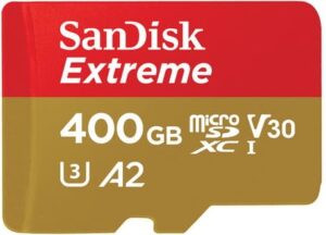 SanDisk Extreme microSDXC A2 / Video Class V30 / UHS-I U3