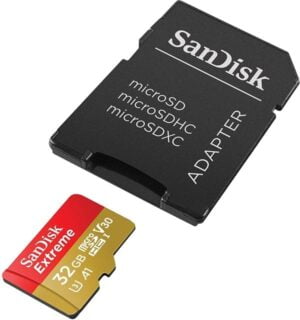 SanDisk Extreme microSDHC A1 / Video Class V30 / UHS-I U3