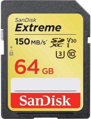 SanDisk Extreme SDXC Video Class V30 / UHS-I U3 / Class10