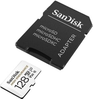 SanDisk High Endurance microSDXC Video Class V30 / UHS-I U3 / Class10 - SDSQQNR-128G-GN6IA