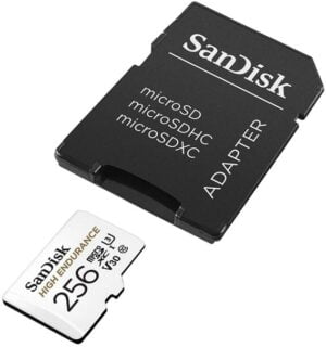 SanDisk High Endurance microSDXC Video Class V30 / UHS-I U3 / Class10 - SDSQQNR-256G-GN6IA