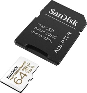 SanDisk Max Endurance microSDXC Video Class V30 / UHS-I U3 / Class10 - SDSQQVR-064G-GN6IA