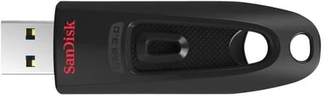 SanDisk Ultra 64GB USB 3.0 Sort