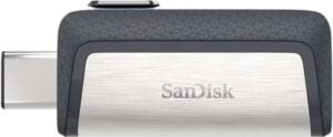 SanDisk Ultra Dual 16GB USB 3.1 / USB-C Grå - SDDDC2-016G-G46