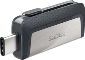 SanDisk Ultra Dual 64GB USB 3.1 / USB-C Grå - SDDDC2-064G-G46