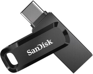 SanDisk Ultra Dual Drive Go 128GB USB 3.1 Gen 1 / USB-C Sort