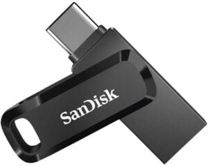 SanDisk Ultra Dual Drive Go 32GB USB 3.1 Gen 1 / USB-C Sort