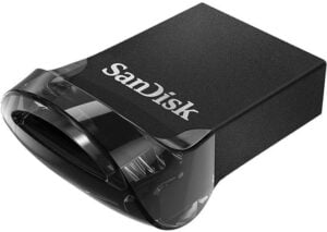 SanDisk Ultra Fit 512GB USB 3.1 Sort