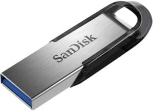 SanDisk Ultra Flair 256GB USB 3.0 Sort Sølv - SDCZ73-256G-G46