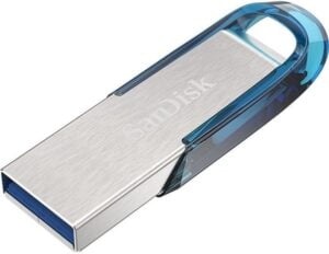 SanDisk Ultra Flair 32GB USB 3.0 Blå Sølv - SDCZ73-032G-G46B