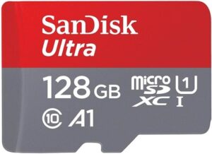 SanDisk Ultra microSDXC A1 / UHS Class 1 / Class10 - SDSQUNR-128G-GN6MN