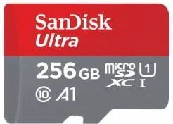 SanDisk Ultra microSDXC A1 / UHS Class 1 / Class10 - SDSQUAR-256G-GN6MA