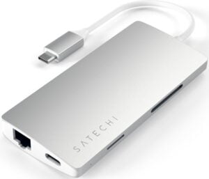 Satechi Aluminum Multi-Port Adapter V2 Dockingstation