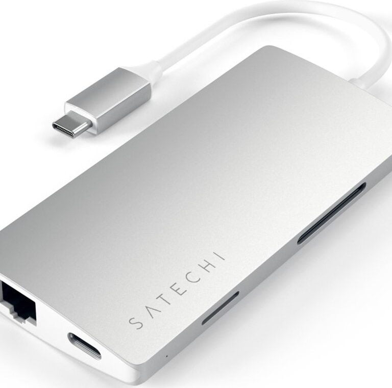 Satechi Aluminum Multi-Port Adapter V2 Dockingstation