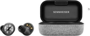 Sennheiser MOMENTUM True Wireless Trådløs Ægte trådløse øretelefoner Sort Sølv