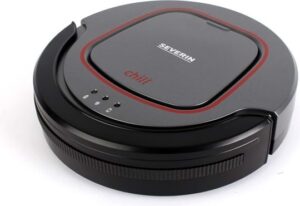 SEVERIN chill RB 7025 Støvsuger Robotstyret 0.35liter Platingrå/granatrød/sort