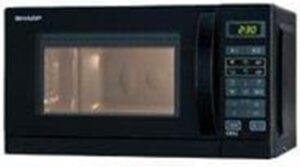 Sharp Mikrobølgeovn med grill Fritstående 800W 20liter Sort - 18100105