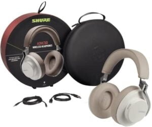 Shure Aonic 50 Trådløs Kabling Hovedtelefoner Beige Hvid
