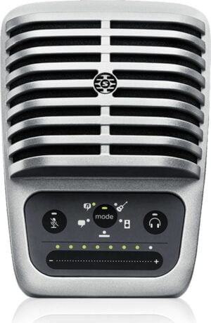 Shure Motiv MV51 Mikrofon Kabling -39dBFS/Pa Kardioide Sølv