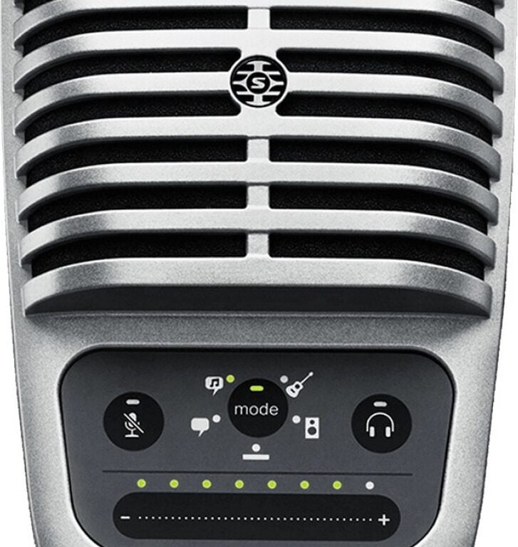 Shure Motiv MV51 Mikrofon Kabling -39dBFS/Pa Kardioide Sølv