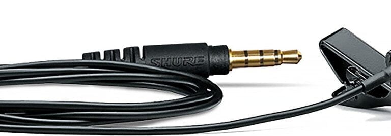 Shure Motiv MVL Mikrofon Kabling -44dBFS/Pa Omni-directional Sort