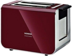 Siemens TT86104 Brødrister 860W Tyttebær-rød