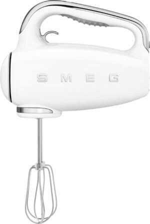 Smeg 50's Style HMF01WHEU Håndmixer Turbofunktion White/polished chrome