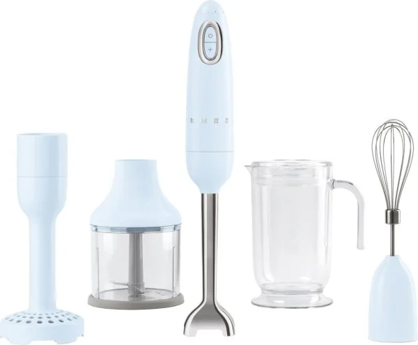 Smeg 50's Style HBF02PBEU Stavblender Turbofunktion Pastelblå