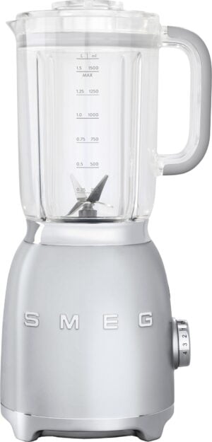 Smeg 50's Style BLF01SVEU Blender Smoothie-funktion Pulsfunktion Sølv