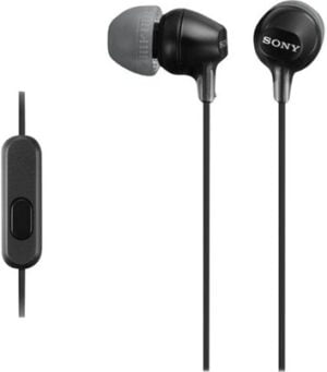 Sony MDR EX15AP Kabling Øreproptelefoner Sort