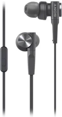 Sony MDR XB55AP Kabling Øreproptelefoner Sort