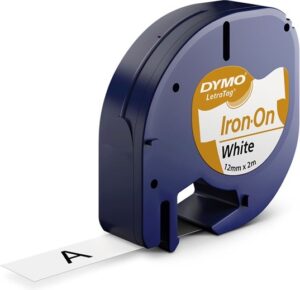 DYMO LetraTAG Stryg-på tape  (1,2 cm x 2 m) 1rulle(r)