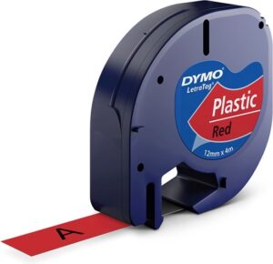 DYMO LetraTAG Tape  (1,2 cm x 4 m) 1rulle(r) - S0721630