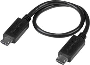 StarTech.com USB On-The-Go USB-kabel 20.32cm Sort